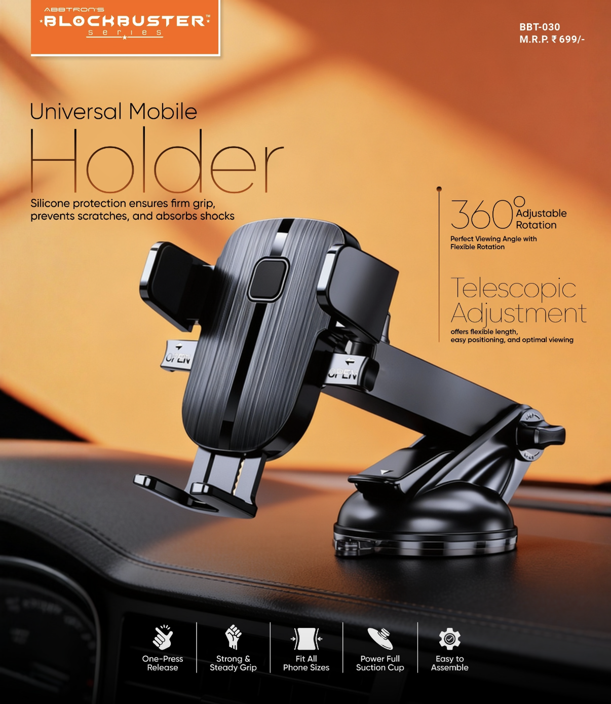 Blockbuster mobile holder stand