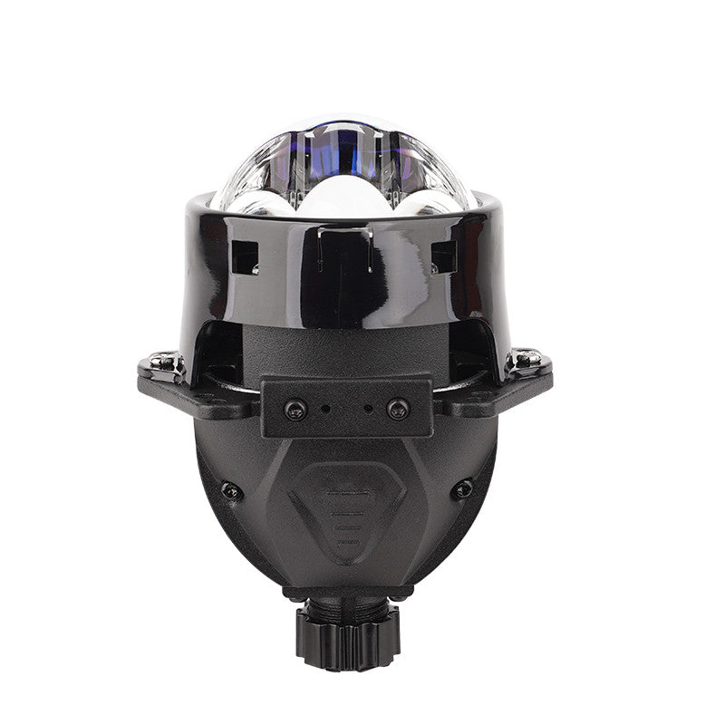 AES 3-Inch Aluminum Bi-LED Fog Lamp - installed in car headlight housing - AES at Nandi Car Accessories