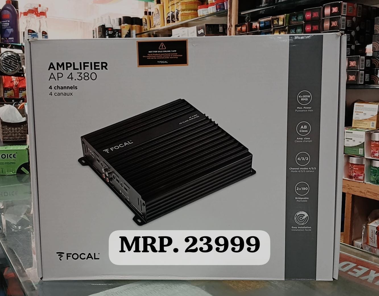Focal AP-4340 | 4-Channel Class AB Power Amplifier