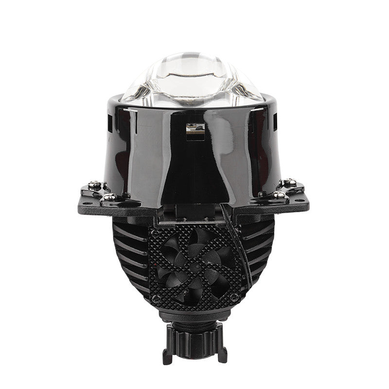 AES 3-Inch Aluminum Bi-LED Fog Lamp | 3-Color Switching with Blue Glass