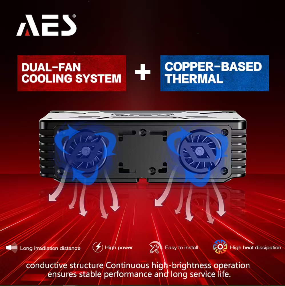AES NV-8 Bi-Laser LED Projector Lens – Upgrade Version