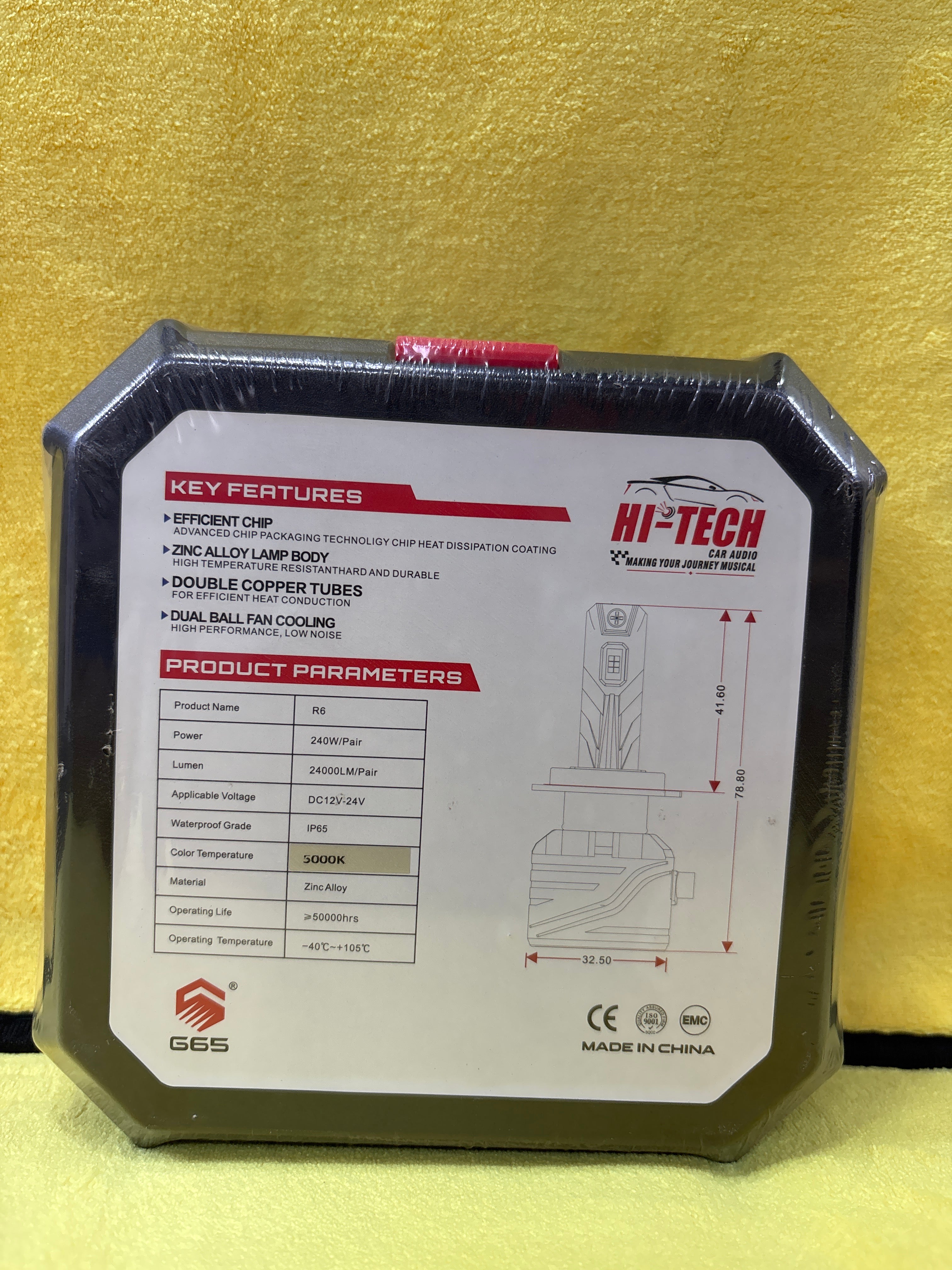 HI-Tech Led light - models available= H4 , H8 , H7 , 9005