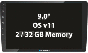 Blaupunkt Palm Bay 1000 – 9inch (4GB + 64GB) Android Car - box contents and wiring harness - Blaupunkt at Nandi Car Accessories