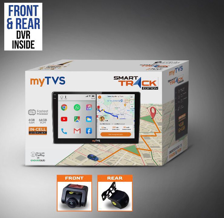 myTVS Smart Track Edition Android Player (4GB RAM / 64GB ROM) with Dual DVR