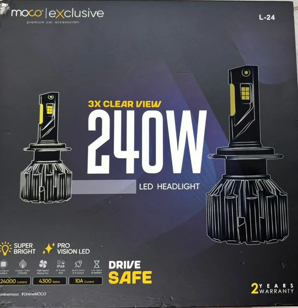 Moco 240w headlight led 4300k
