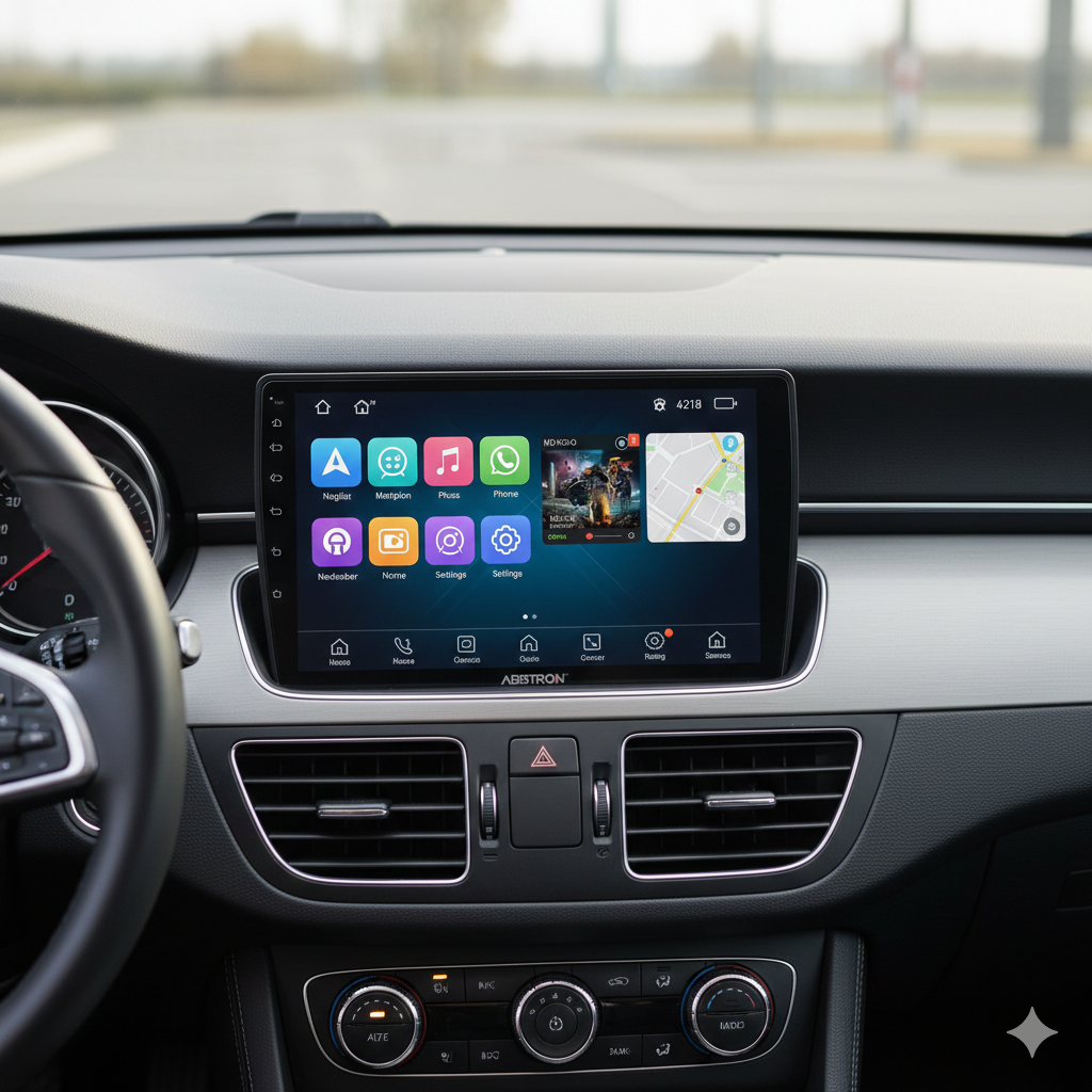 Abbtron Blockbuster BBT-200E Android Multimedia Player – 9" QLED HD Display, 2GB RAM, 32GB ROM