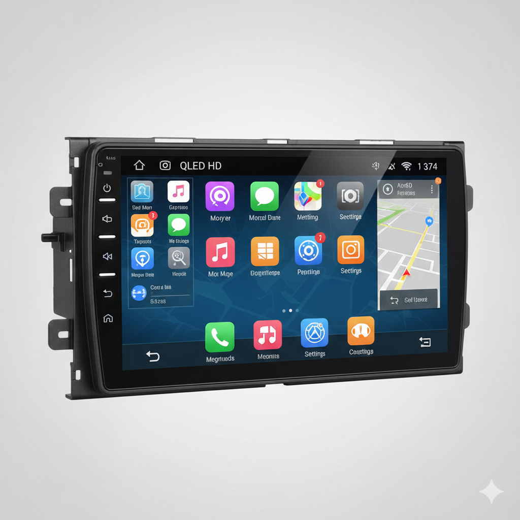 Snaptronic Monster ST-AD 374 Android Car Player – 9" QLED Display, 4GB RAM, 64GB ROM