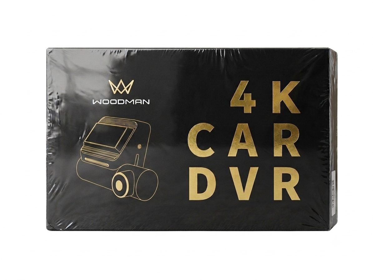 WOODMAN 4K Car DVR Dash Camera with Rear Camera | Ultra HD Recording | Wide Angle Lens | Night Vision