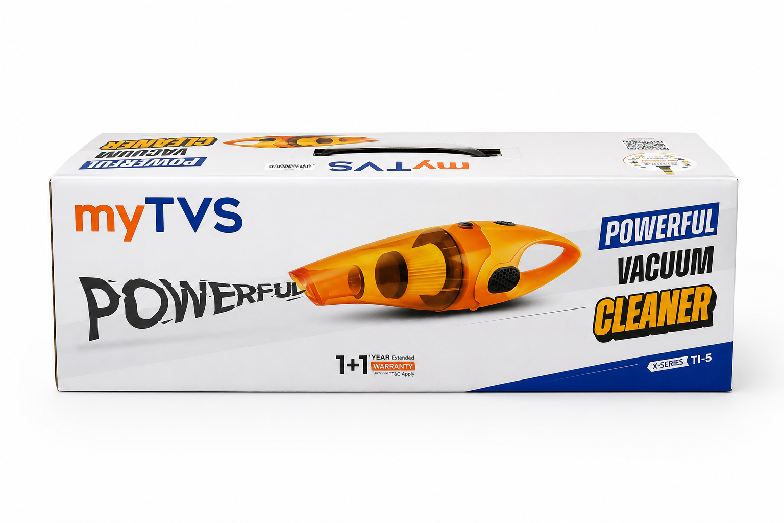 myTVS Powerful Vacuum Cleaner TI-5 X-Series | Portable Car & Home Vacuum Cleaner