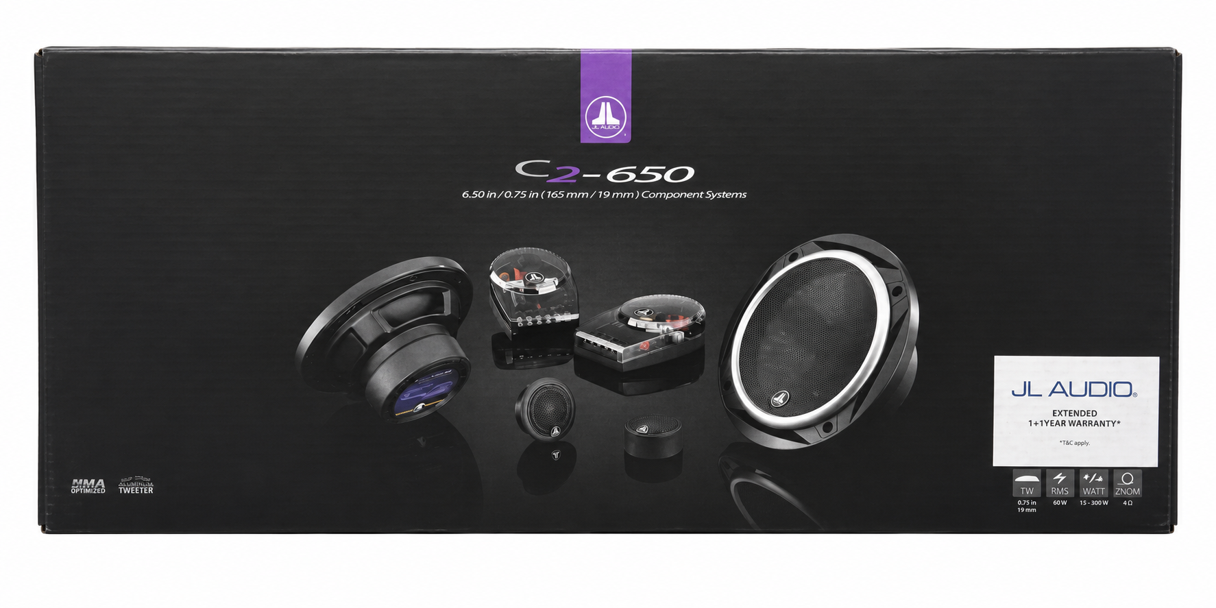 JL Audio C2-650 6.5 Inch Component Speakers | Premium Car Audio System