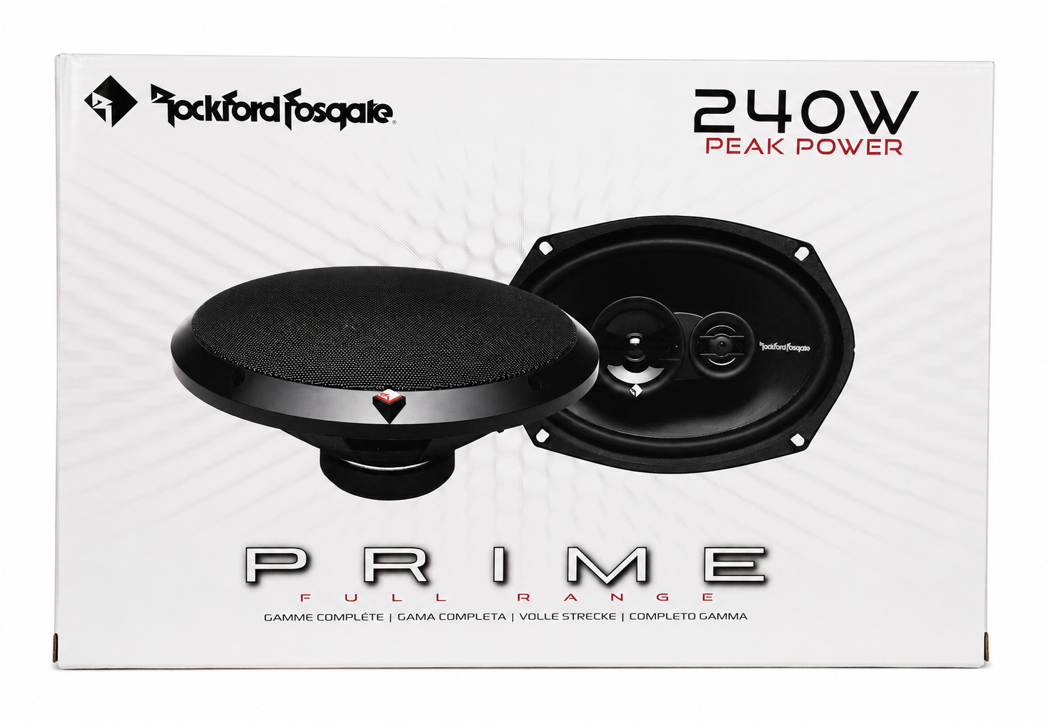 Rockford Fosgate Prime Full Range 240W Coaxial Car Speakers – High Performance Car Audio Upgrade