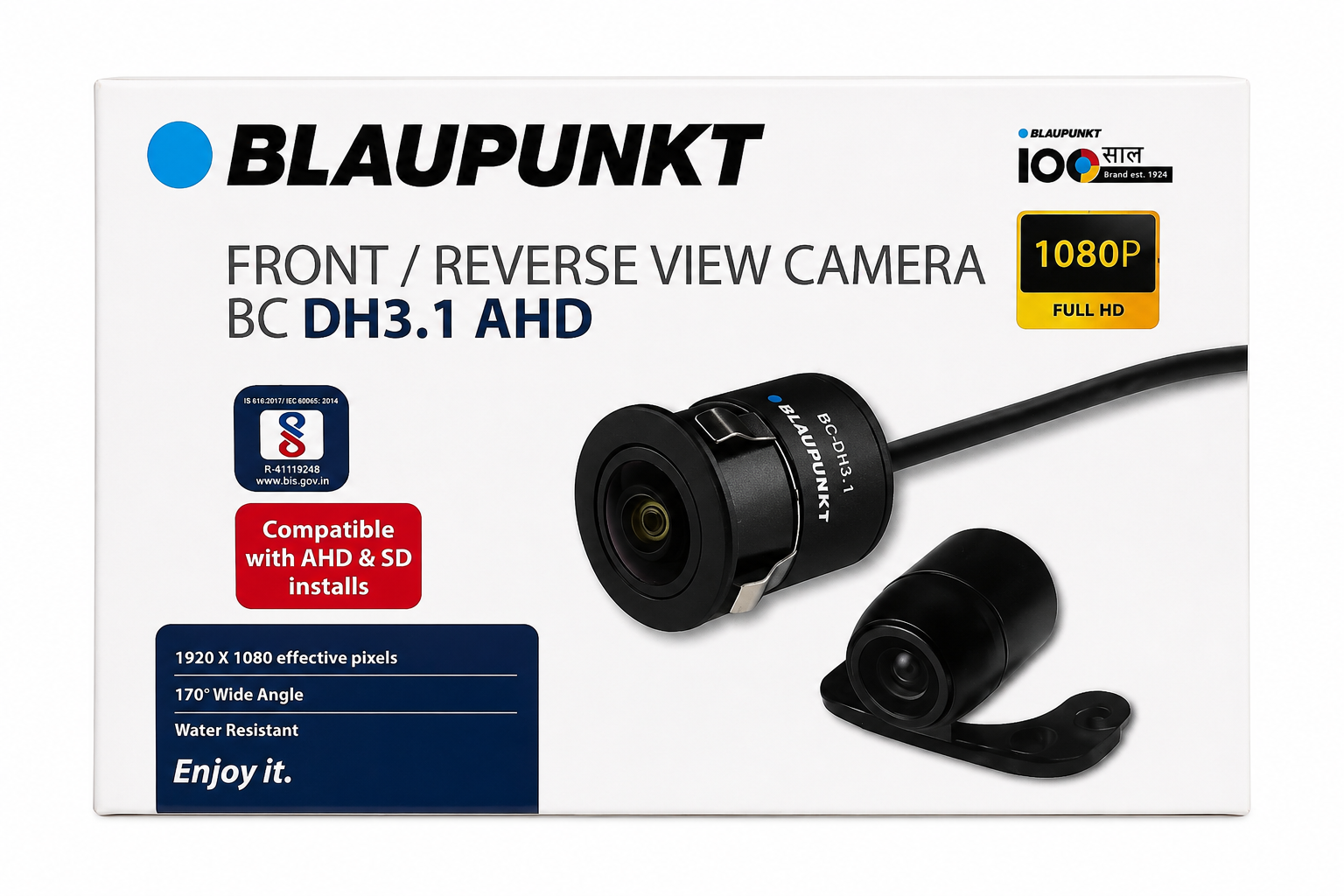 Blaupunkt BC DH3.1 AHD Front/Reverse View Camera – Compatible with Pioneer BT6650 Android Stereo