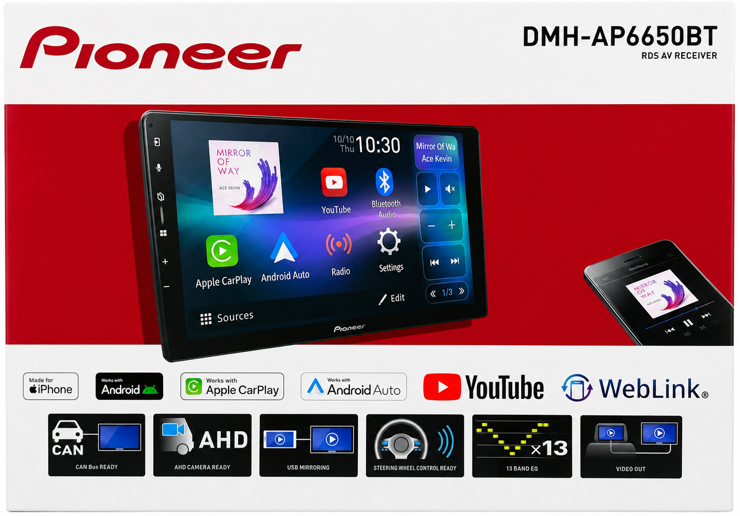 Pioneer DMH-AP6650BT