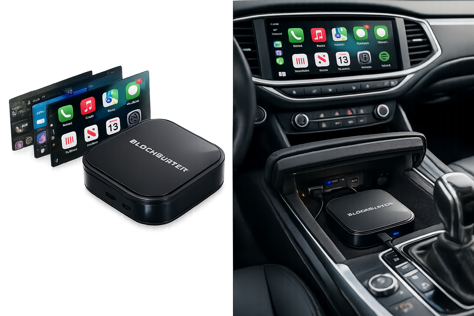 Blockbuster BBT-230 Wireless CarPlay & Android Auto Adapter