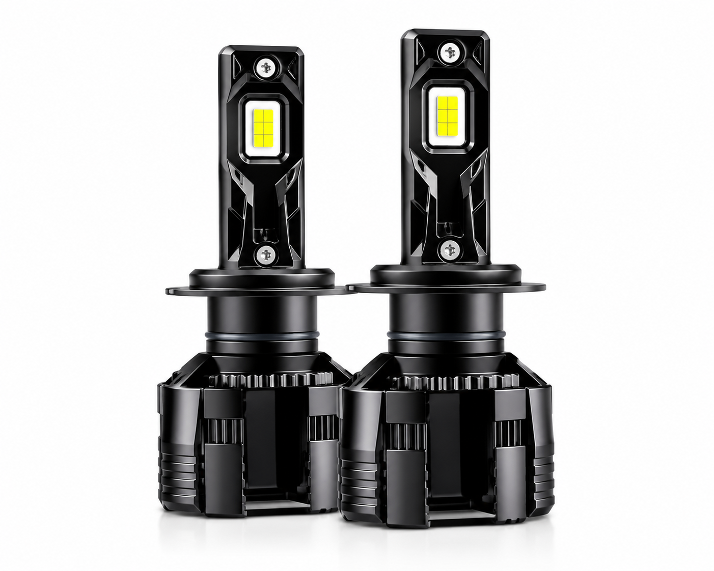 MOCO L-20 Pro LED Headlight Bulbs 200W (Pair) | 24000 Lumens | 4300k  warm White | Premium Car LED Lights