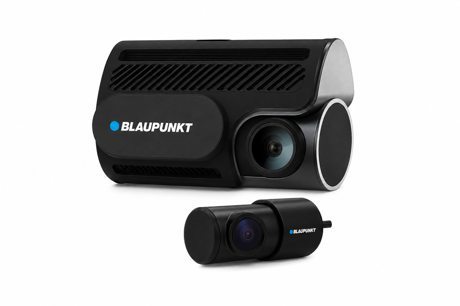 Blaupunkt BPM 220 4K + 1080P Dual Channel Dash Cam | WiFi FHD Car Dashboard Camera with Rear Camera & Parking Monitor