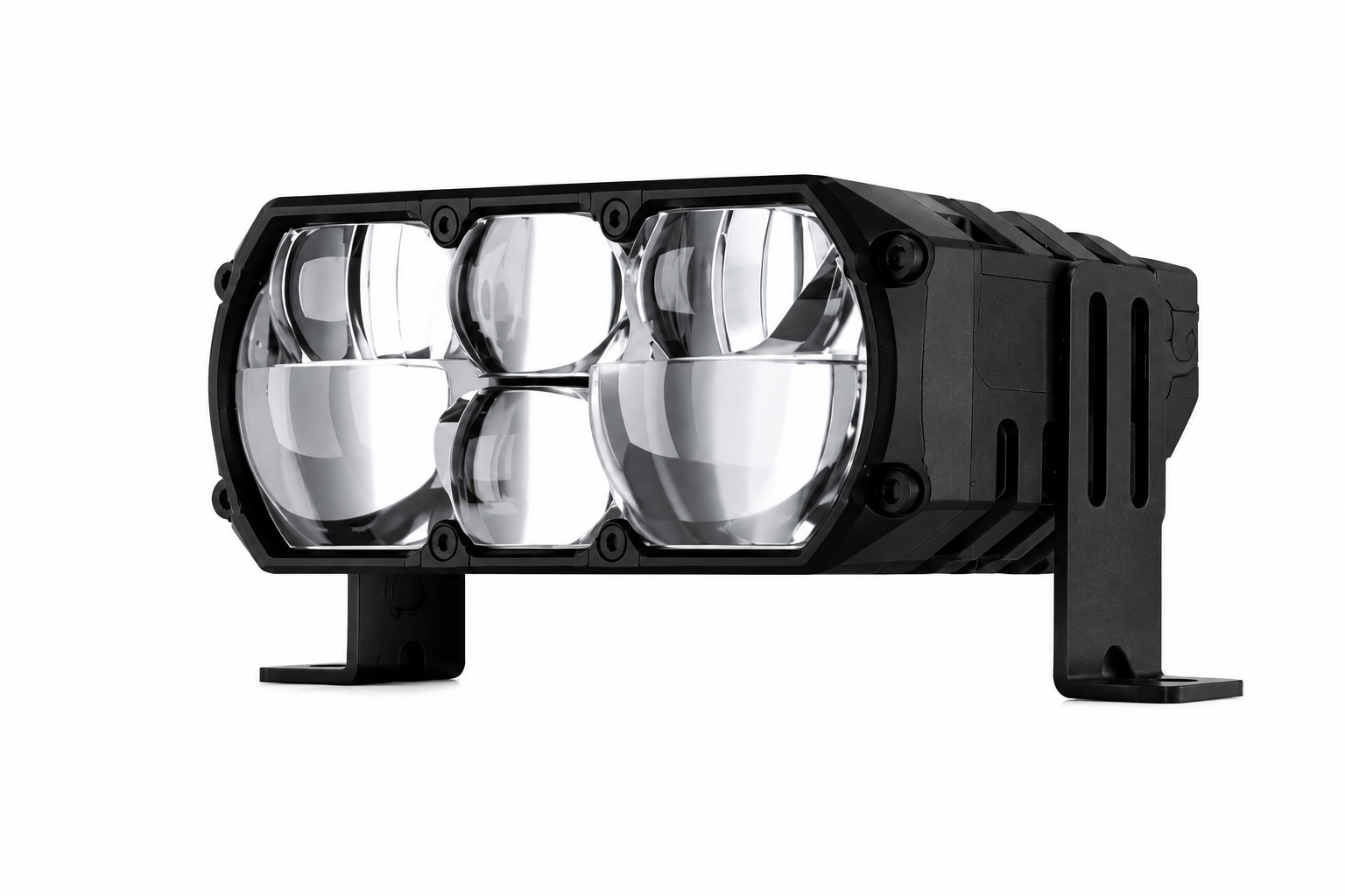 Aozoom W8 196W Six-Lens LED Multifunctional Dual Beam Light | White