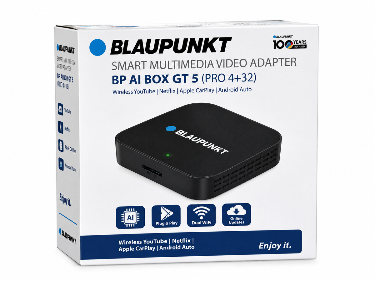 Blaupunkt BP AI Box GT 5 Pro 4+32 | Wireless CarPlay & Android Auto
