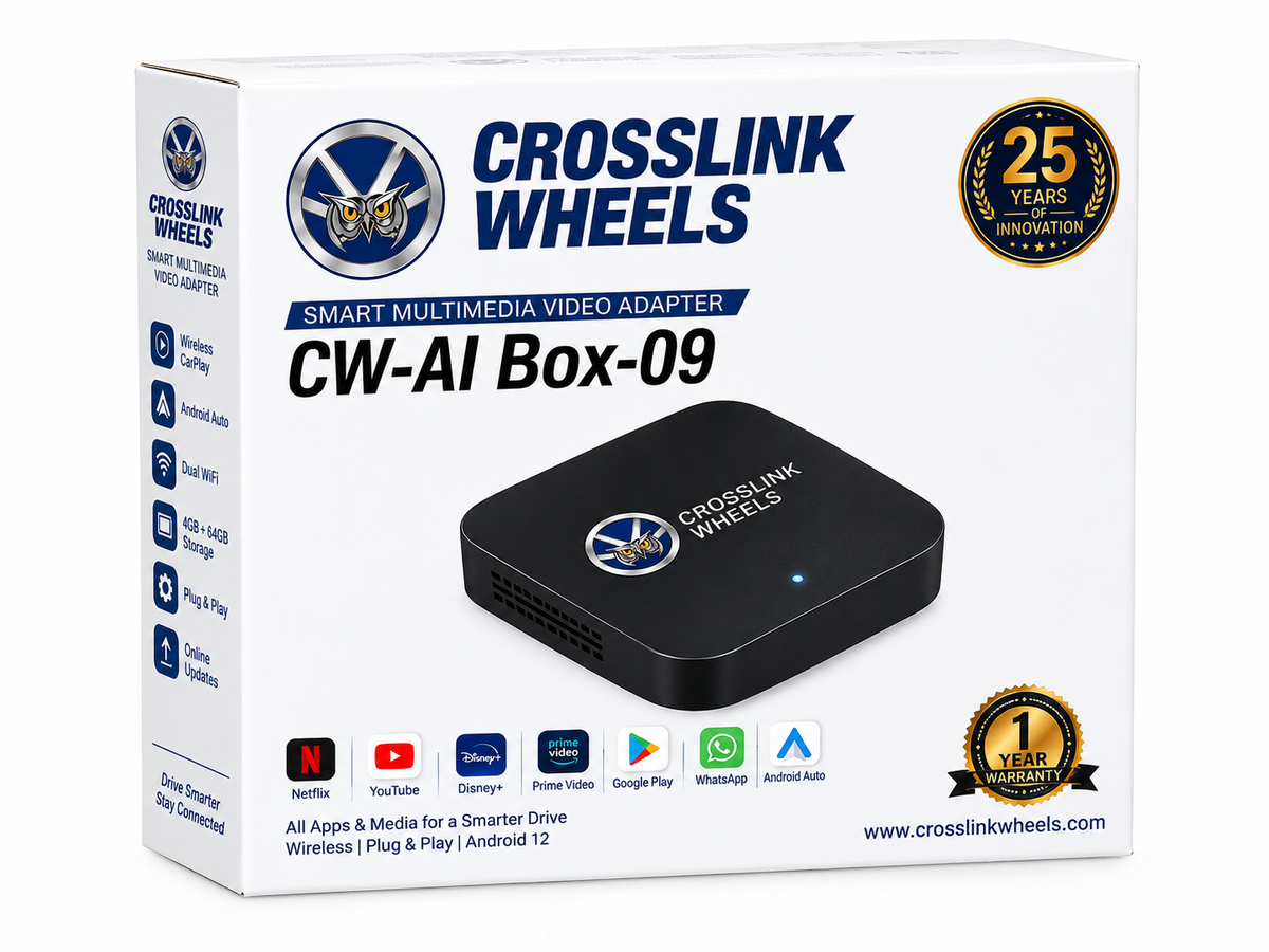 Crosslink Wheels CW-AI Box-09 AI Box | Wireless CarPlay & Android Auto