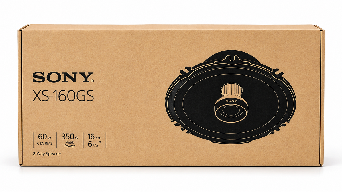Sony XS-160GS 6.5 Inch Car Speakers | 60W RMS | 350W Peak | 2-Way Coaxial Speakers