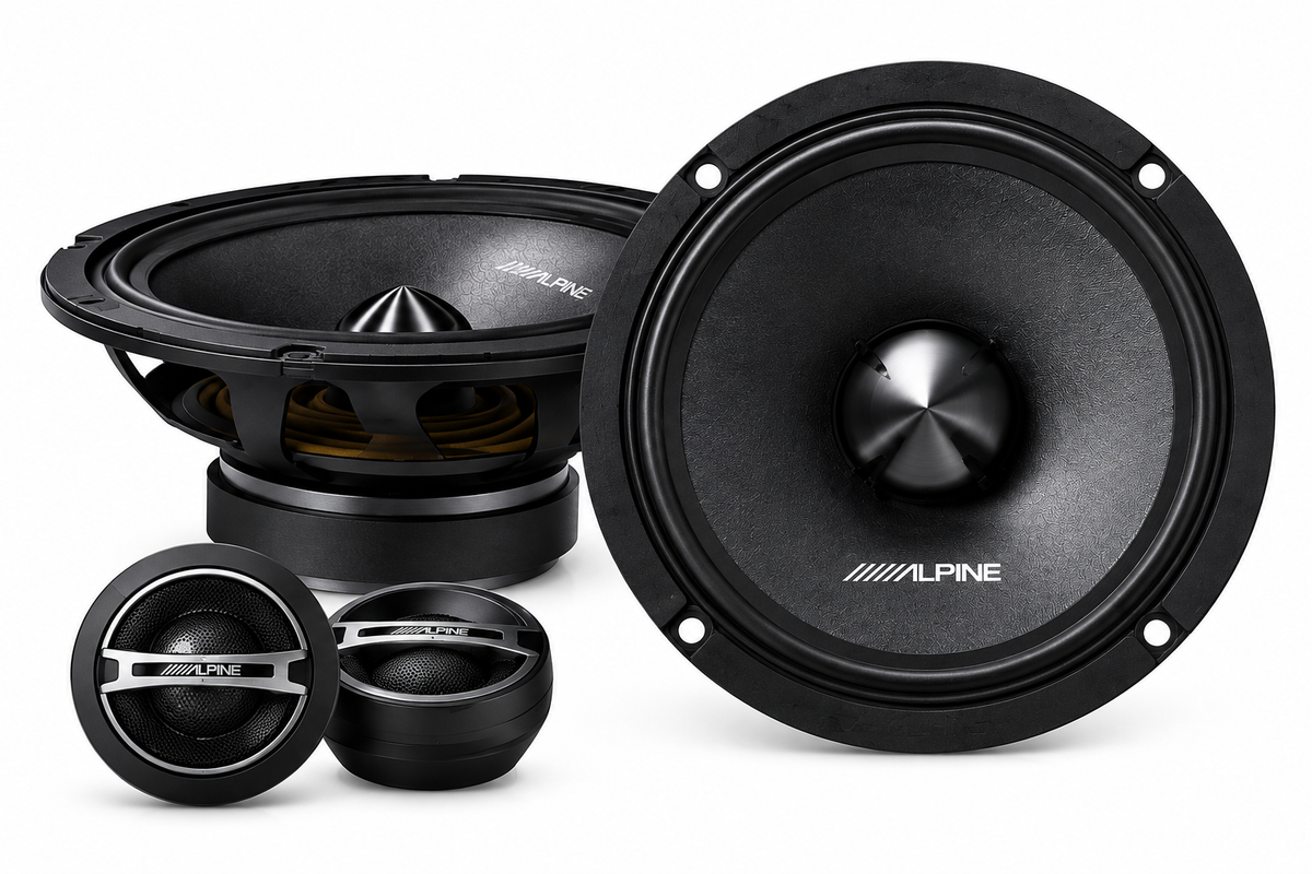 Alpine DM-65C 6.5 Inch Component Car Speakers | 50W RMS | 200W Peak