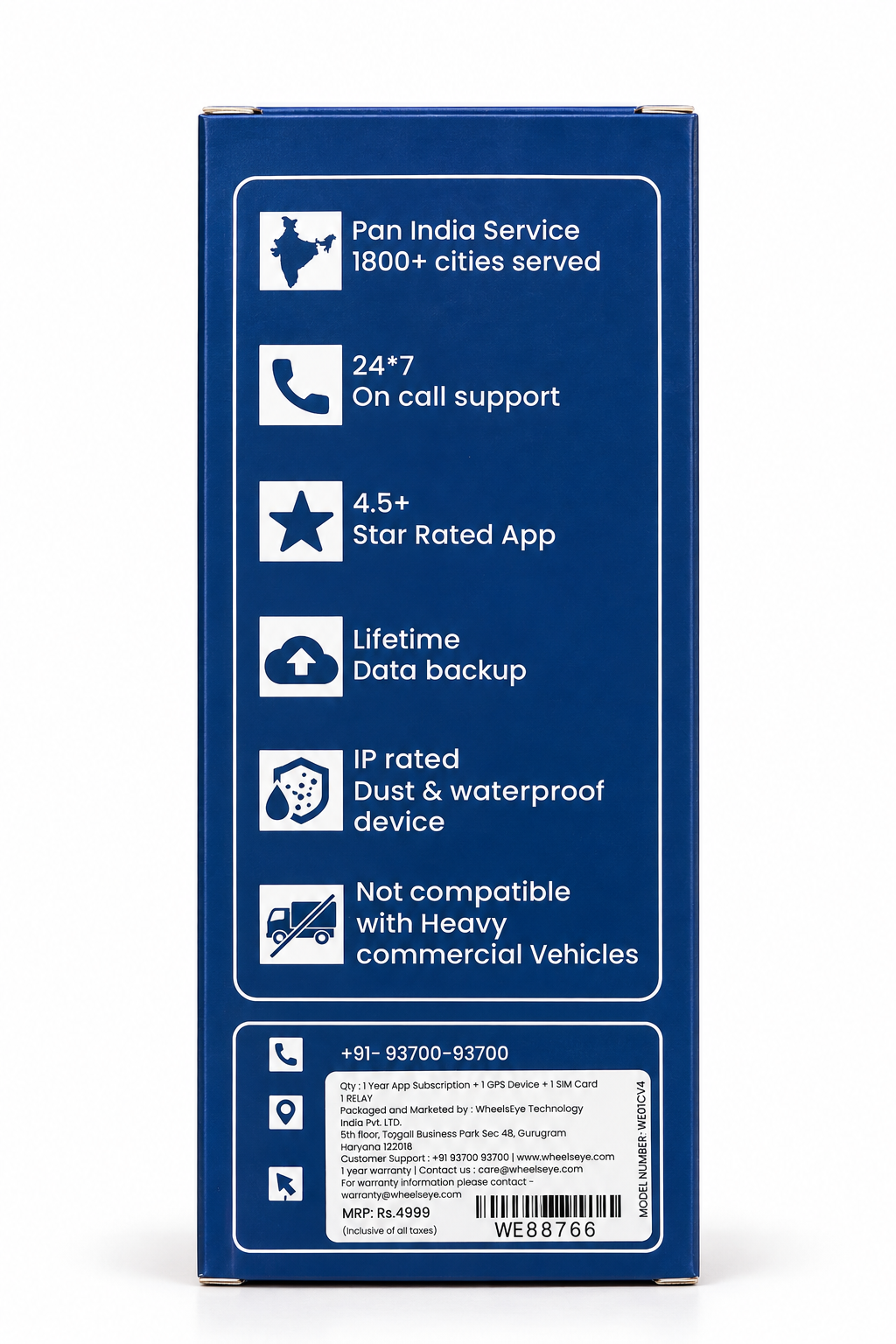 WheelsEye GPS Tracking Device for Cars & Bikes | Real-Time Vehicle Tracking