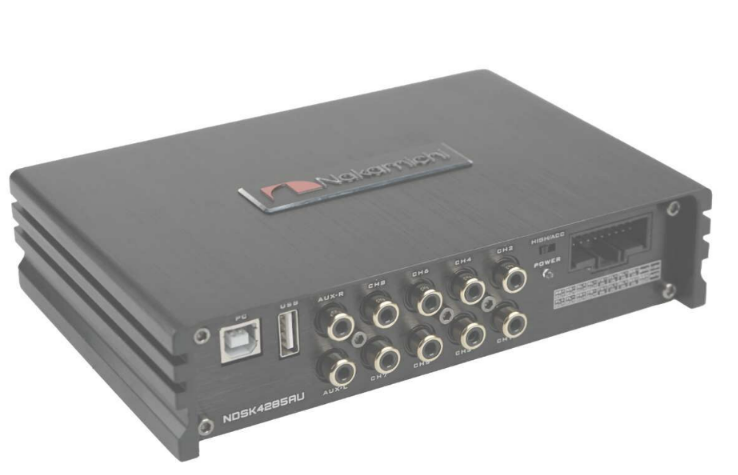 Nakamichi NDSK 4285AU DSP Amplifier | Bluetooth Digital Sound Processor Car Amplifier
