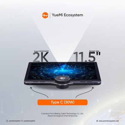 Car Android Player YueMi M11 4GB+64GB with Digital Smart - rear panel connections and ports - YueMi at Nandi Car Accessories