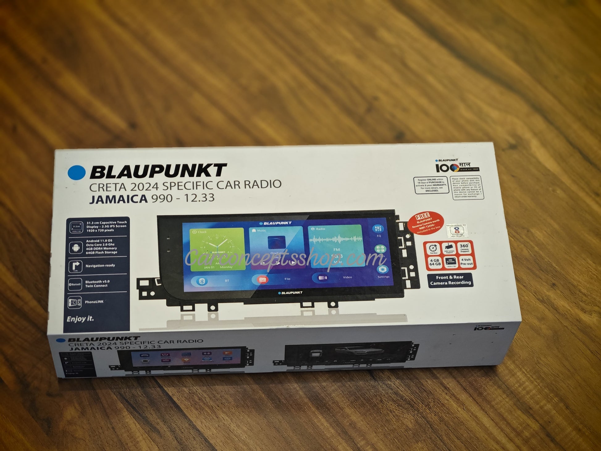 Blaupunkt Jamaica 990 Android Multimedia Player – 12.33" Ultra-Wide 2.5G IPS Display, 4GB RAM, 64GB ROM