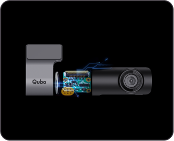 Qubo Smart Dashcam Pro 2K | Quad HD 1440p Car Camera