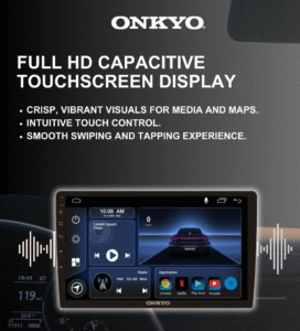Onkyo X-QD1120 Android Car Player | 9” & 10.1” HD Display | 2GB RAM + 32GB ROM | Wireless CarPlay & Android Auto