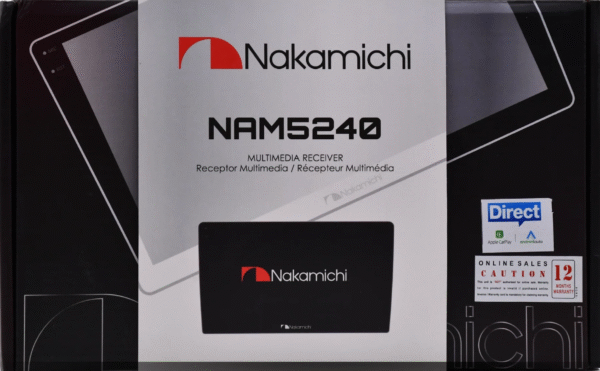Nakamichi NAM-5240 9" Android Multimedia Receiver | 2GB RAM + 32GB ROM | Built-in DSP & Hi-Res Audio