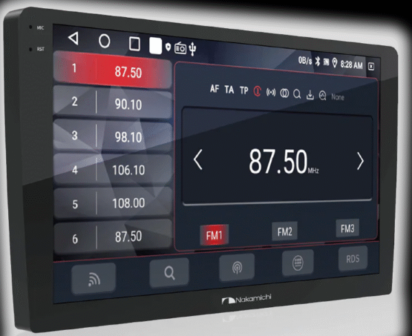 Nakamichi NAM-5240 9" Android Multimedia Receiver - Apple CarPlay and Android Auto screen - Nakamichi at Nandi Car Accessories