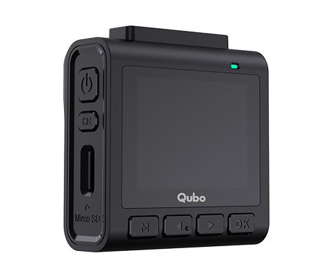 Qubo Smart Dashcam Pro 2.7K - display screen and interface - Qubo at Nandi Car Accessories