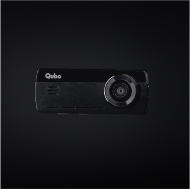 Qubo Dashcam Pro 4K UHD with Built-in GPS and Wi-Fi - rear view and ports - Qubo at Nandi Car Accessories