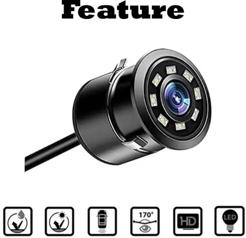 CarEmpire Full HD Reverse Parking Camera with LED Night Vision