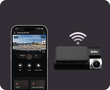 Qubo Dashcam Pro 3K and Rear Cam | Sony STARVIS 2 Sensor