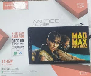 Abbtron Blockbuster BBT 400X Android Car Multimedia Player – 9" QLED HD Display, 4GB RAM, 64GB ROM